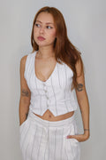Conjunto em Linho Off-White
