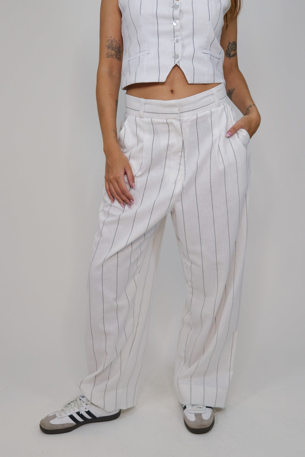 Conjunto em Linho Off-White