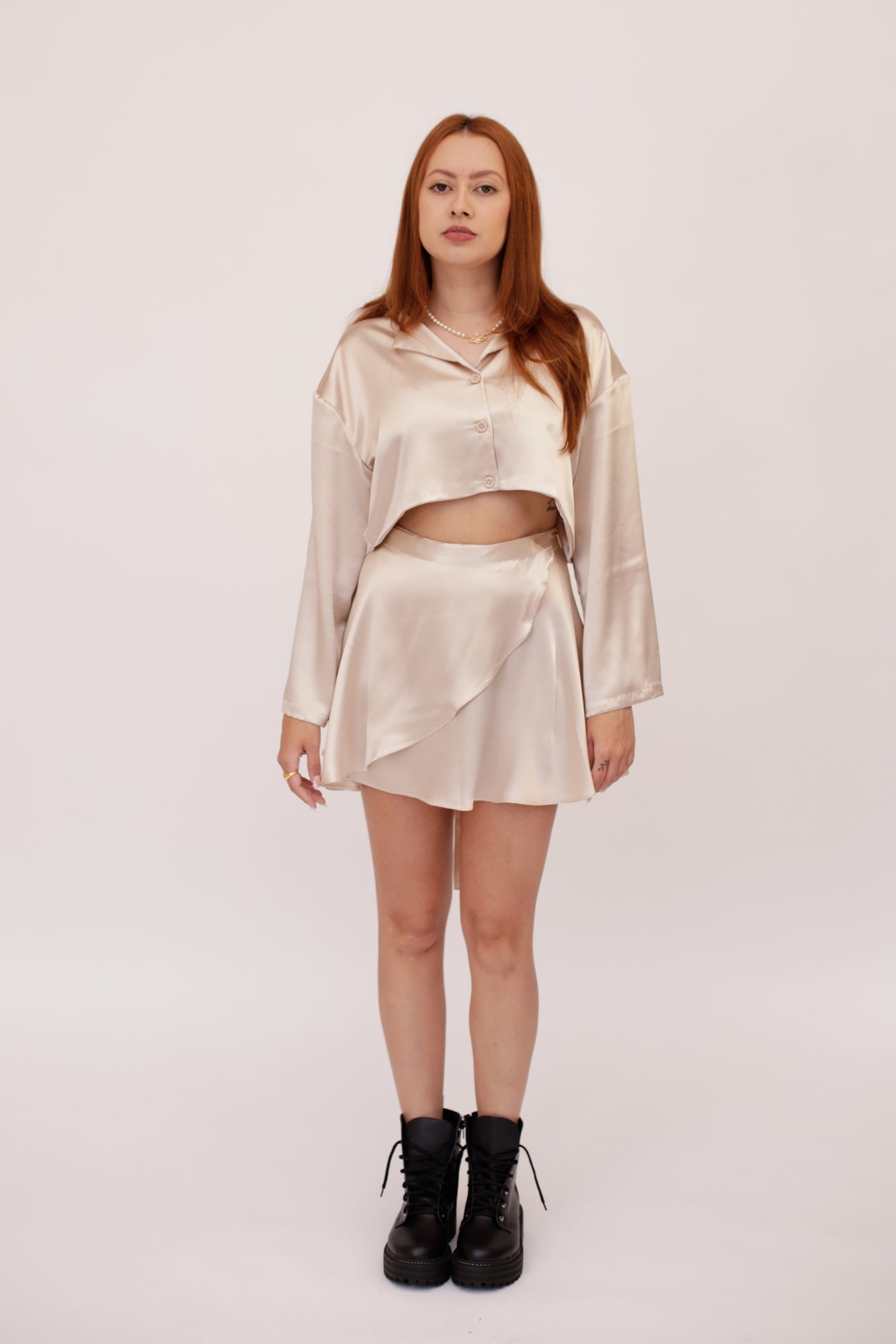 Conjunto Luna Champagne