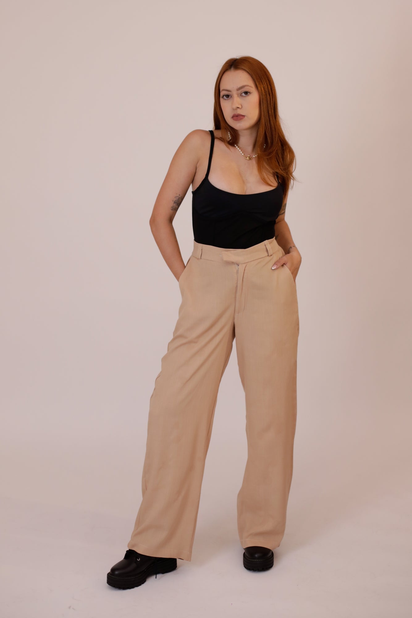 Calça Basic Nude