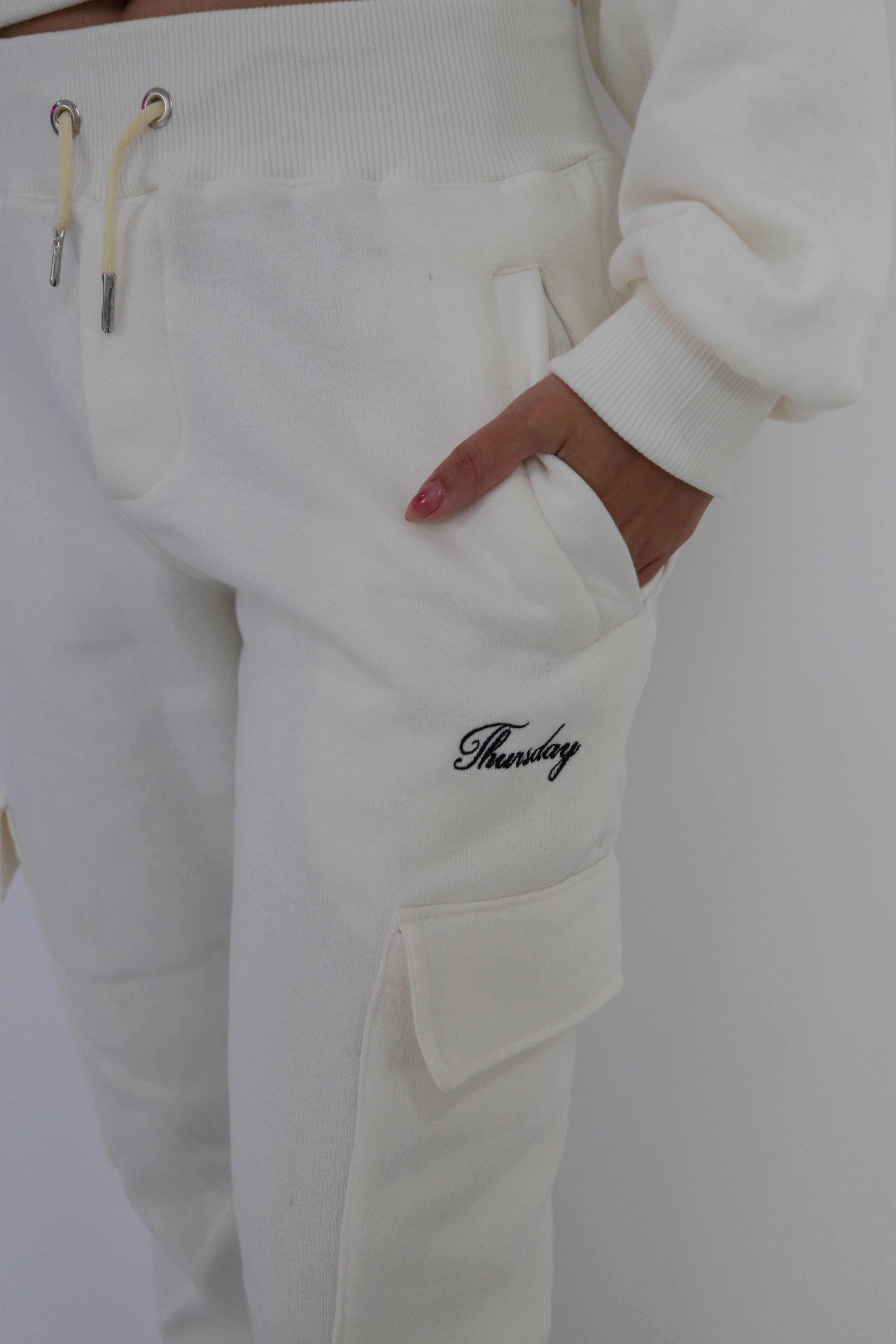 Calça de Moletom Cargo Off-White