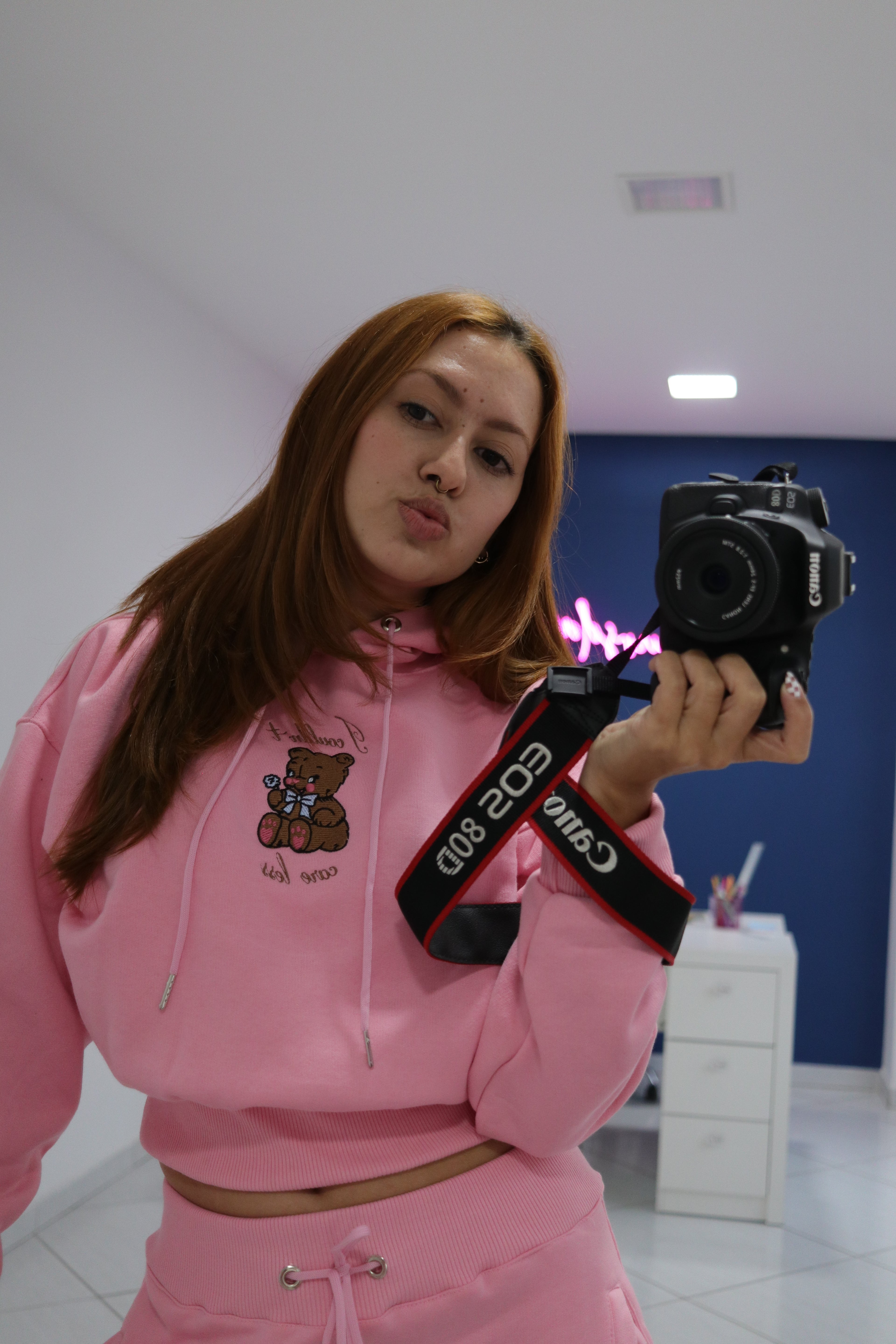 Moletom Vintage Rosa