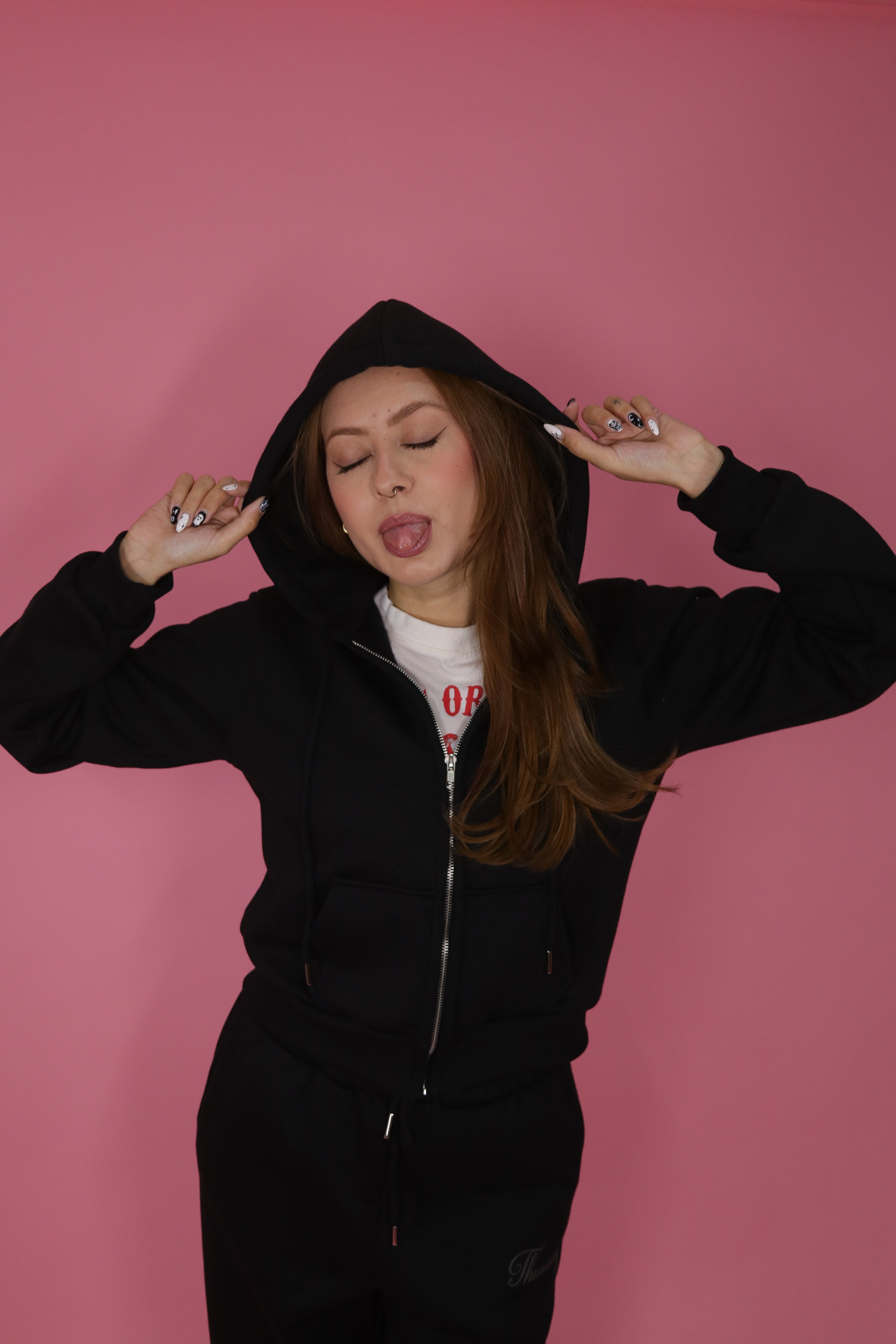 Moletom Zíper Comfy Black