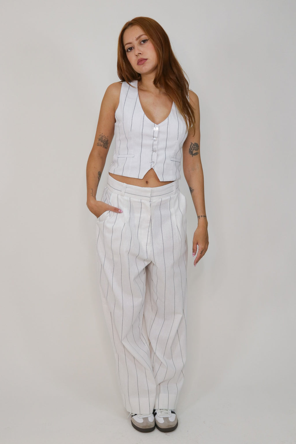 Conjunto em Linho Off-White