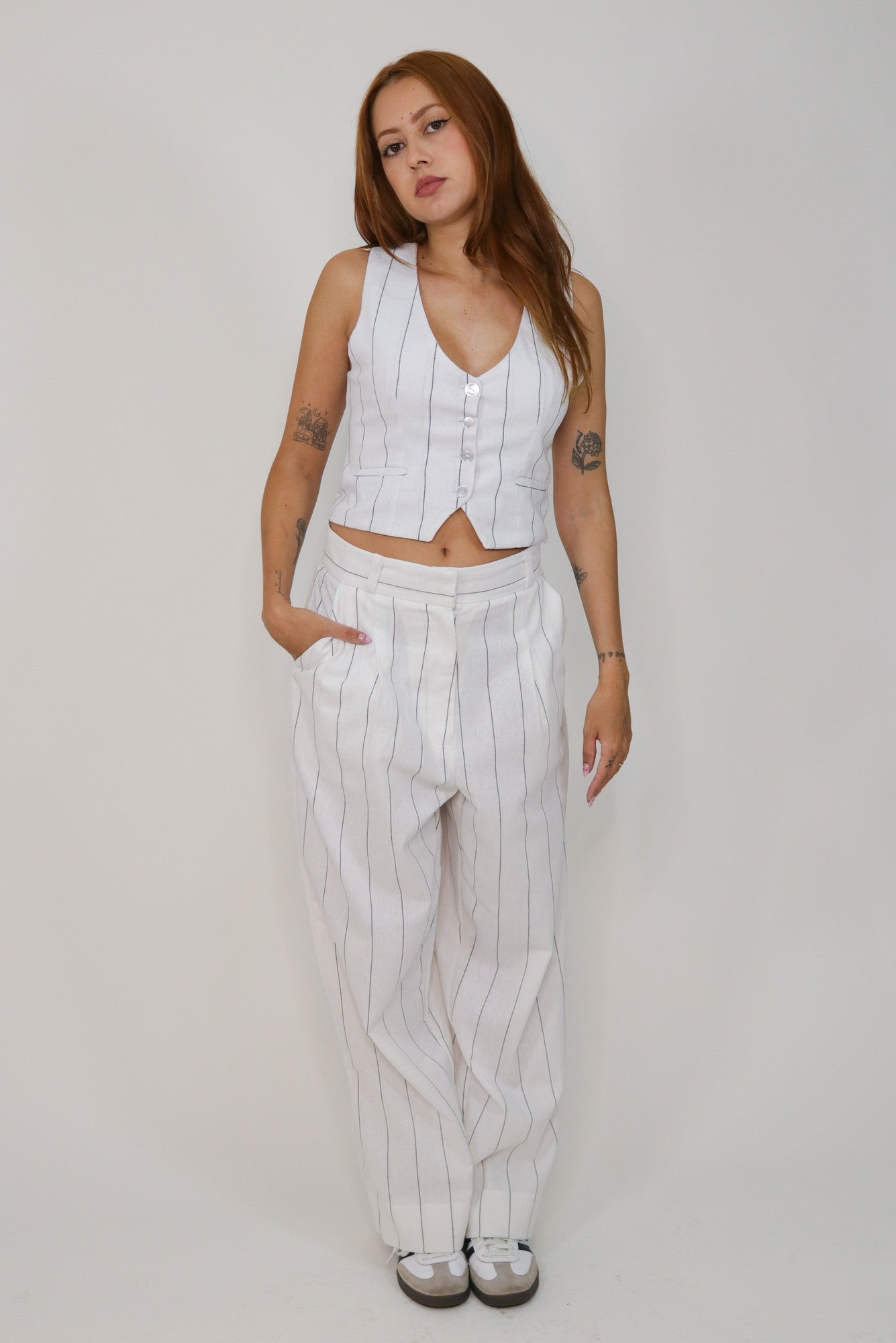 Conjunto em Linho Off-White