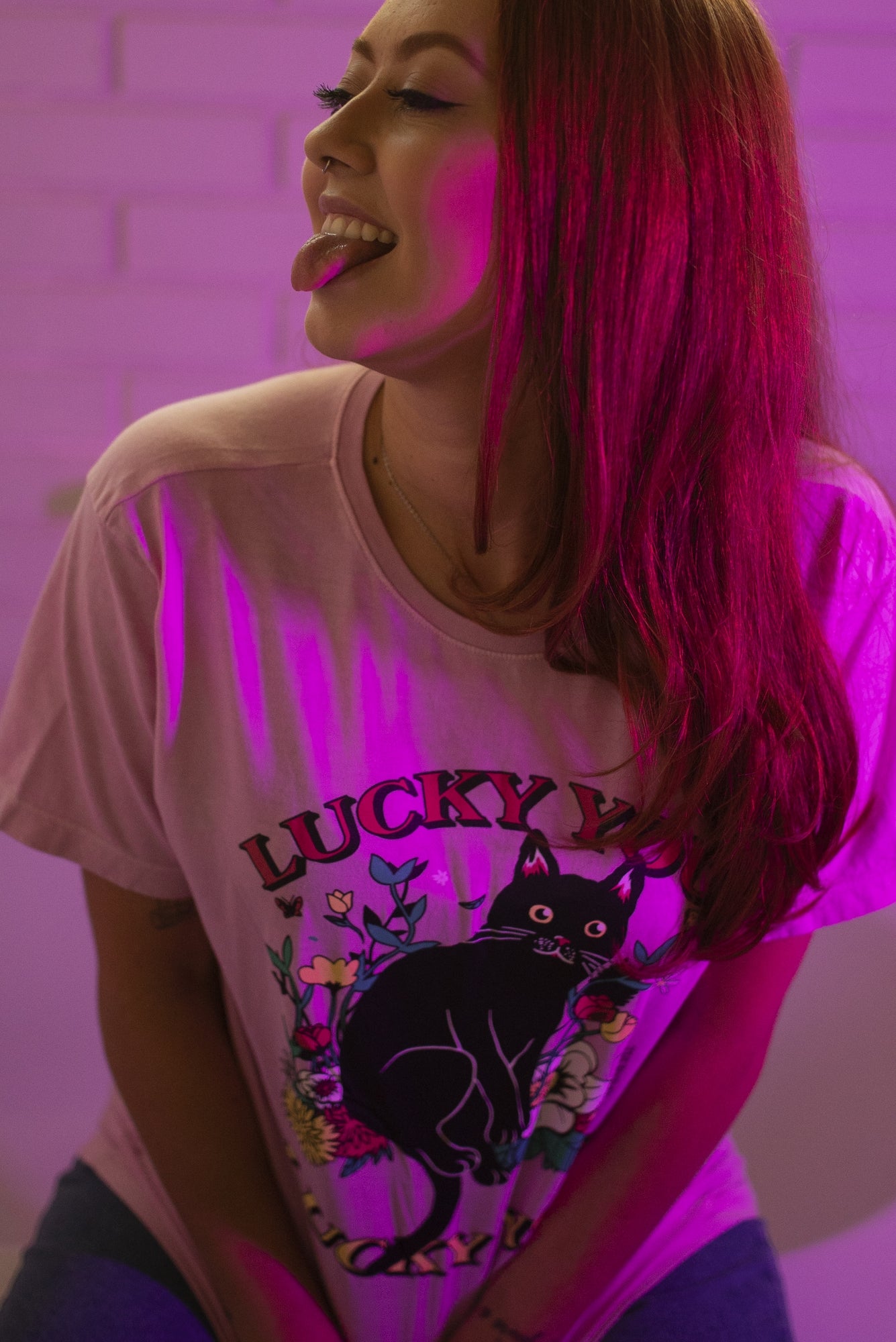 T-Shirt Lucky Cat